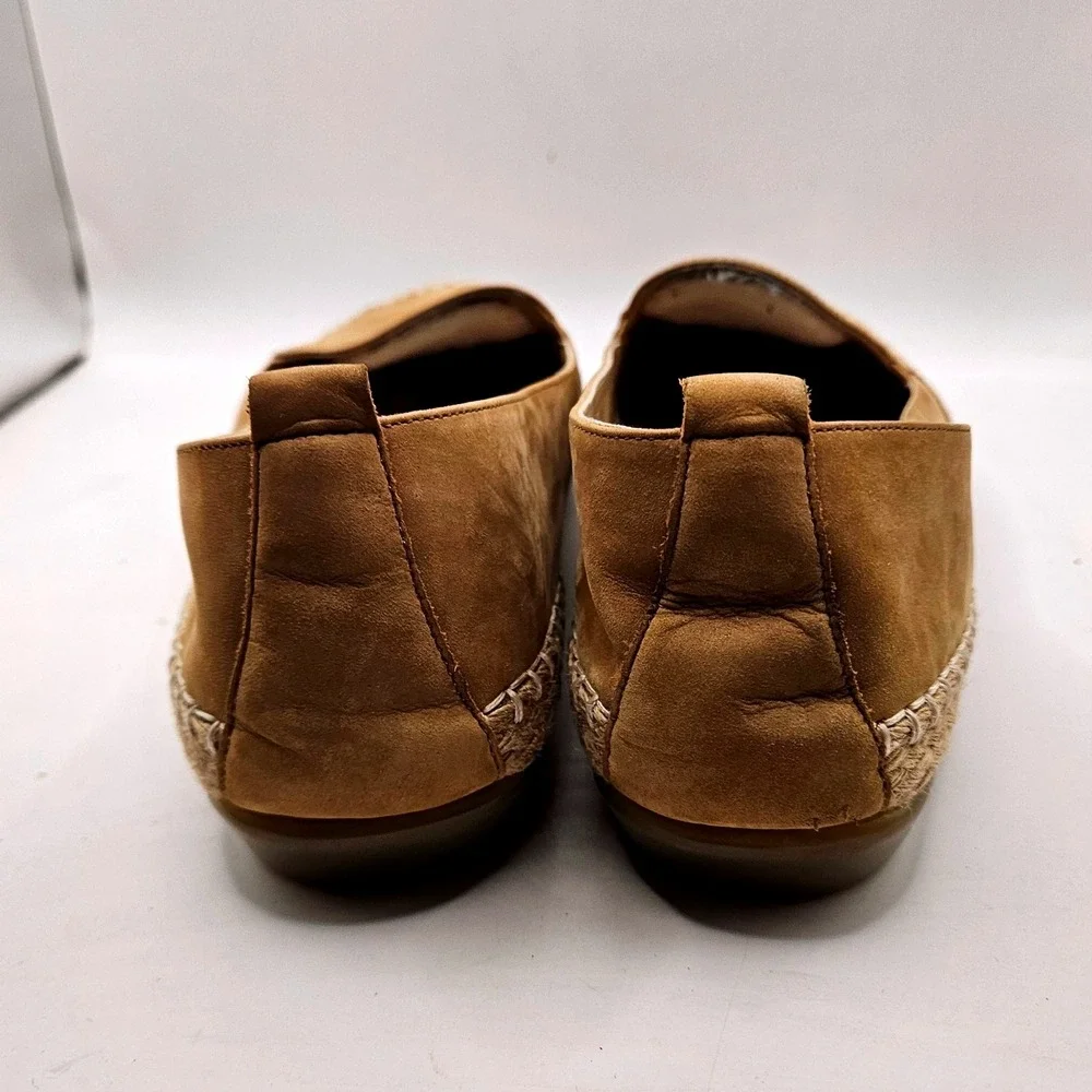 Vaneli‎ Sport 11 N Tan Suede Espadrille Flats Coastal Boho Chic Women #385